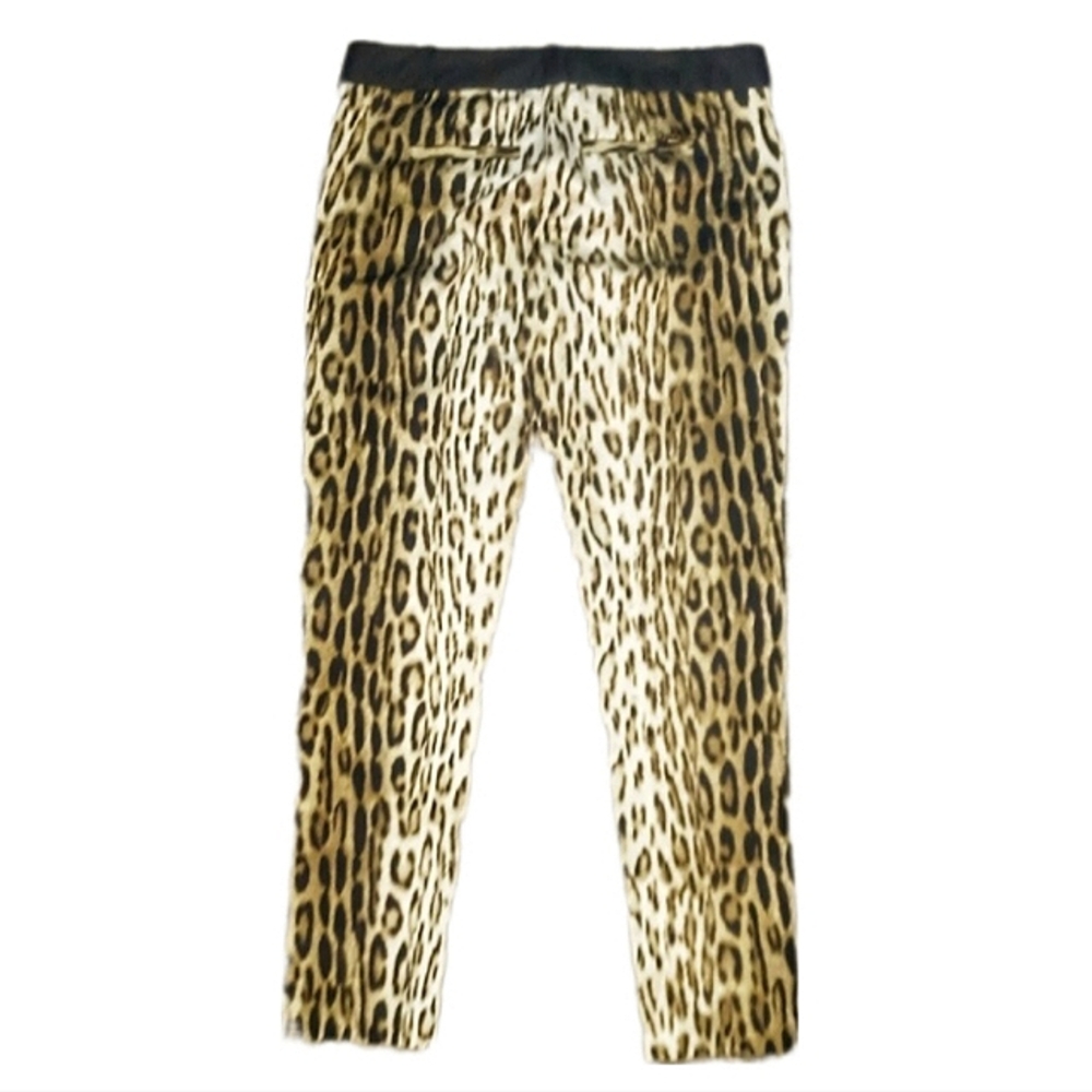 Michael Kors Brown Animal Print Pants - Picture 4 of 7